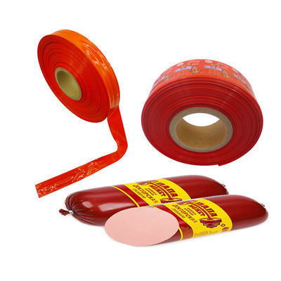 Kingred 高収縮カラフルなフレキソ印刷ナイロン ソーセージ ケーシング自家製