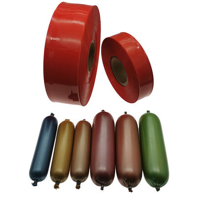 カスタマイズされたロゴ印刷物グレードのプラスチックソーセージケーシング耐火性