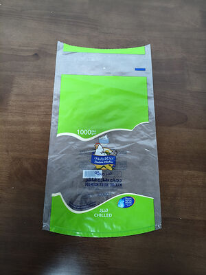 ロゴ印刷の明確な熱収縮冷凍チキンバッグをカスタマイズします。