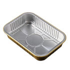 食糧アルミ ホイルの皿航空会社食料調達の正方形ホイル鍋を取り除きなさい