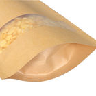 Doyのパックの食品包装袋はジップ ロック式の袋の上のクラフト紙の立場を防水する