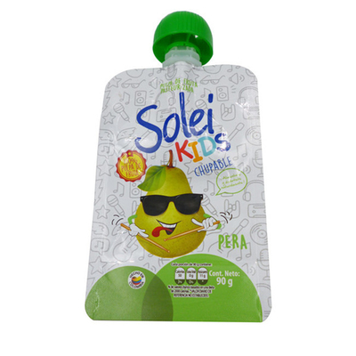 低コスト卸売 自動立立プラスチック袋 OEMブランド プラスチックノズル付きデジタル印刷