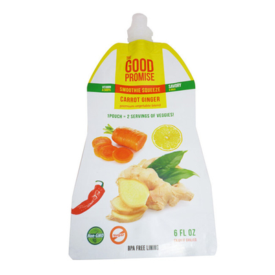 野菜ジュース 包装袋 自立袋 プラスチック 口 オーダーメイド印刷工場直