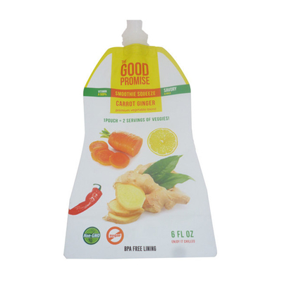 野菜ジュース 包装袋 自立袋 プラスチック 口 オーダーメイド印刷工場直