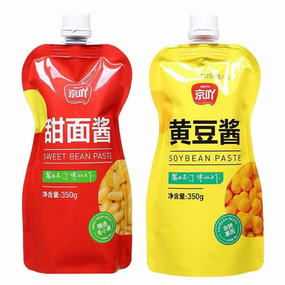 カスタマイズされた液体食品調味料の包装袋 低価格卸売OME印刷包装袋
