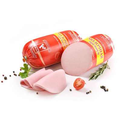 ハラル食品グレード カスタムロゴ印刷 ナイロンソーセージケーシング 20-100mm 口径 食肉加工用