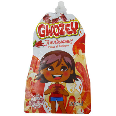 キングレッド ロゴ プリント 食品 グレード 250ml スタンドアップ ジュース スプート ポッチ バッグ メーカー