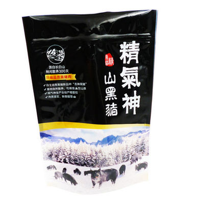 乾燥されたビーフの食品包装材料26cm*18cmのZiplockの立場の袋